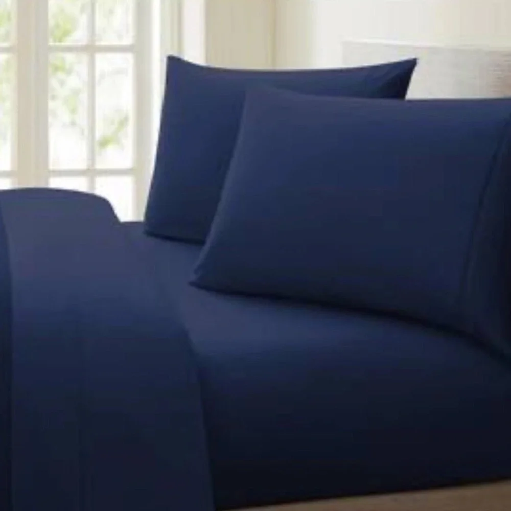 NWT Navy Blue Bedding Set